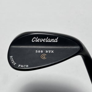 Cleveland 588 RTX Black Pearl Lob Wedge LW 60* 14 True Temper Dynamic Gold RH