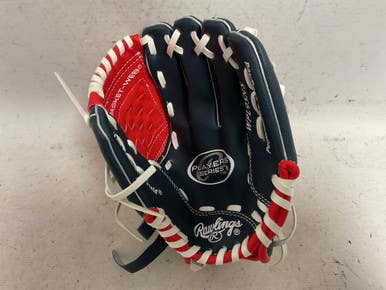 Used Rawlings Players Series WPL95NS Baseball Glove RH Throw White/Red/Navy 9 1/2" 11855-S000200946