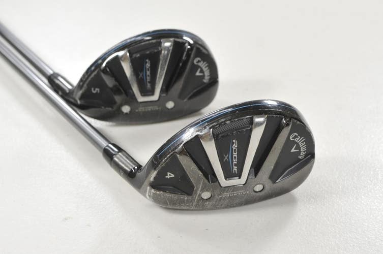 Callaway Rogue X 4, 5 Hybrid Set Senior Flex RH Synergy 50g Graphite # 212761