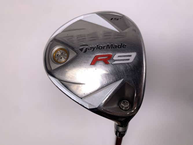 TaylorMade R9 3 Fairway Wood 15* Fujikura Motore 70g Stiff Graphite Mens RH