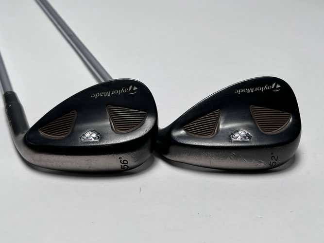 TaylorMade Rac Black TP Wedge Set 52* 8 | 56* 12 True Temper Dynamic Gold RH