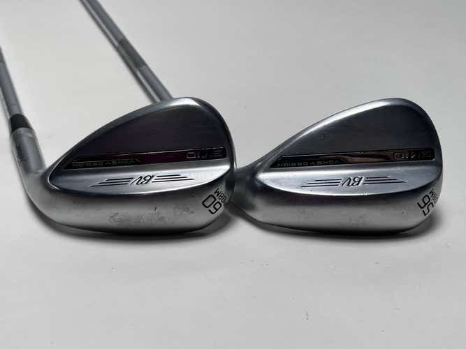 Titleist Vokey SM10 Tour Chrome Wedge Set 56* 8 | 60* 8 SM10 Wedge Steel Mens RH