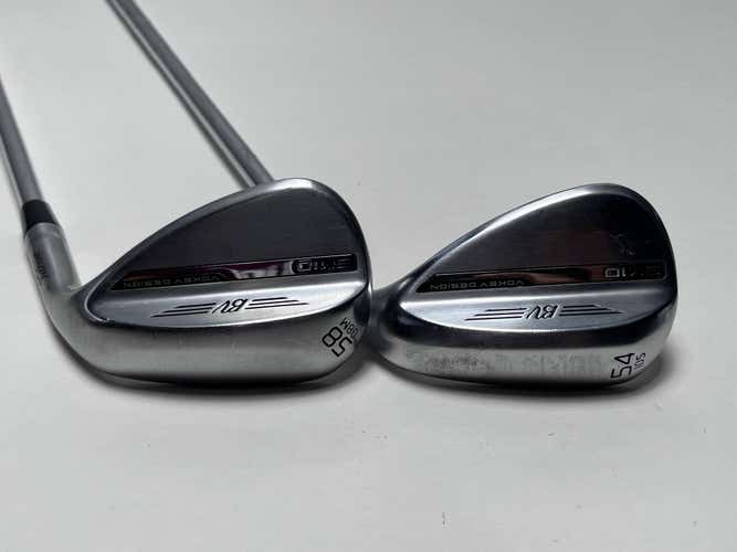 Titleist Vokey SM10 Tour Chrome Wedge Set 54* 10 | 58* 8 SM10 Wedge RH