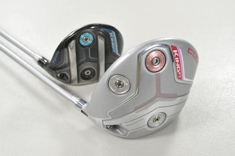 Cobra King F7 Womens 12.5* Driver and 3-4 Fairway Wood Set RH Ladies # 213692