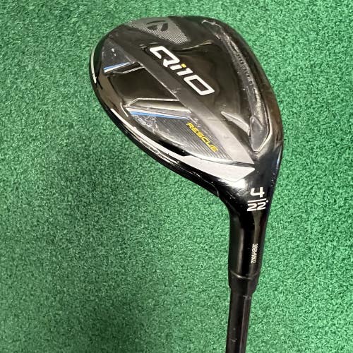TaylorMade Qi10 Rescue 22 4H Hybrid Regular Flex Diamana 50g Graphite Shaft RH