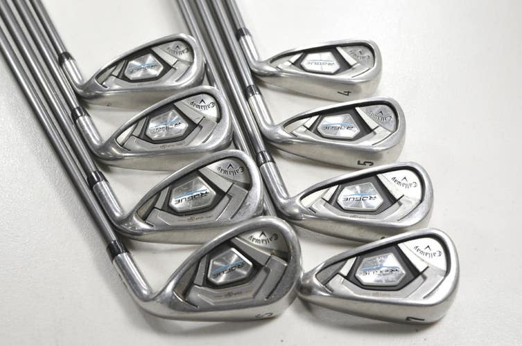 Callaway Rogue 4-PW,SW Iron Set Regular Flex RH Synergy 60g Graphite # 211964