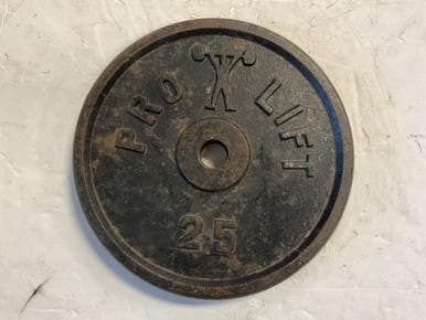 Used PRO LIFT Standard Plate (Each) Black 25 lb 11855-S000200550