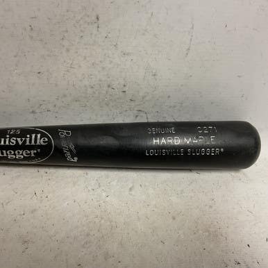 Used Louisville Slugger GENUINE C271 BB/SB Wood Bat Black 31 1/2" 11855-S000200581