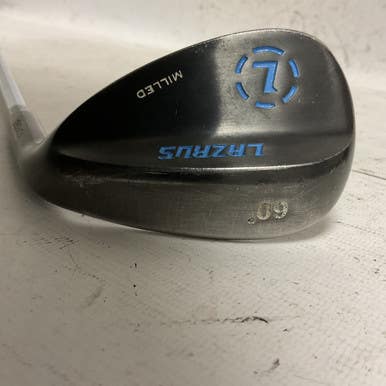 Used Lazarus MILLED FORGED Golf Wedge Mens RH Black 60 Degree 11855-S000200781