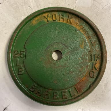 Used York Standard Plate (Each) 25 lb 11855-S000200820