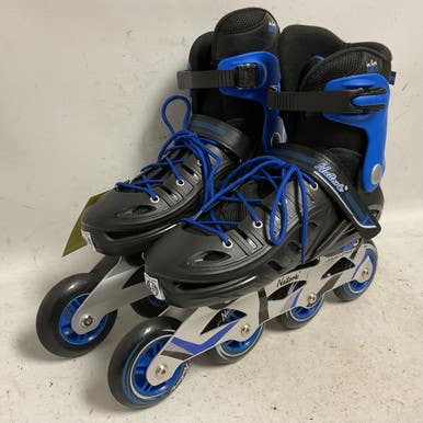 Used NATTORCK ADJ 8-11 Senior Rec Fitness Skates Royal Blue Adjustable 11855-S000200840