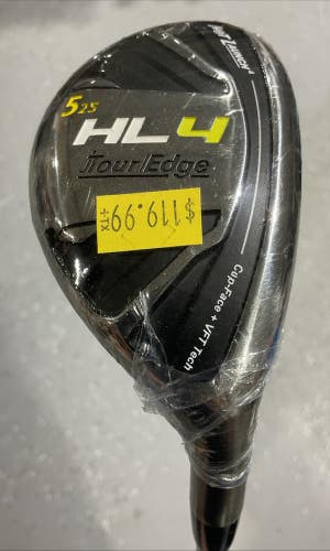 Tour Edge HL4 25 #5 Hybrid 37" UST MAMIYA 45L Ladies Flex Graphite Shaft WRH