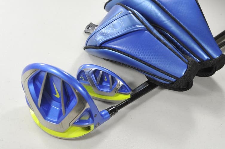 LEFT HAND Nike Vapor Fly 10.5* Driver and 3-20* Hybrid Set Regular Flex  #213987