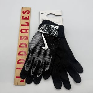 Nike Alpha Elite Baseball Batting Gloves Black Silver Men’s Sz Large NWT $60

New with Tags