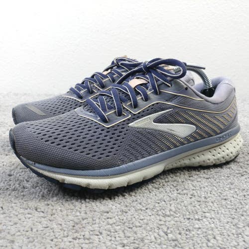 Brooks Ghost 12 Womens Size 7 Running Shoes Low Top Gray Purple Sneakers