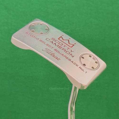 Scotty Cameron Studio Select Squareback No 1 34" Double-Bend Putter Titleist