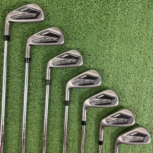 READ Cobra Darkspeed Iron Set 5-PW GW KBS Tour Lite Stiff Left Handed +1/4 Long