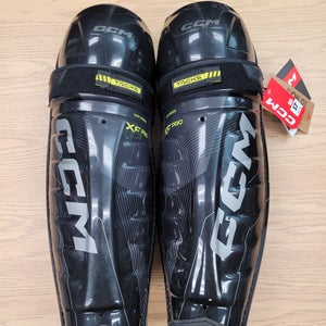 NEW! Size Senior 17" CCM Tacks XF Pro Shin Pads Pro Stock (New)