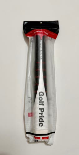 NEW Golf Pride Reverse Taper Putter Grip - ROUND - Size: LARGE - Black/Red/White