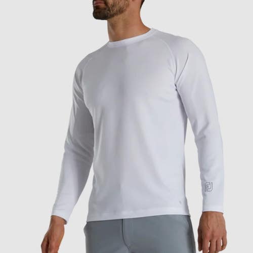 FootJoy ThermoSeries Base Layer Mens Golf Long Sleeve Top White X-Large XL NEW