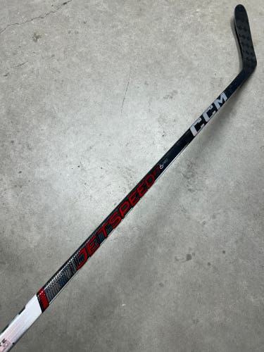 80 Flex P28M Senior CCM JetSpeed FT6 Pro Left Hand Hockey Stick Pro Stock (Used)