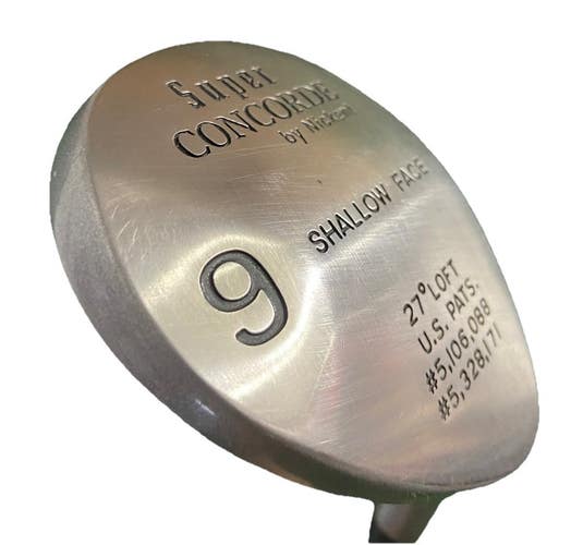 Nickent Super Concorde Shallow Face 9 Wood 27* RH Ladies Graphite 41" HC Nice