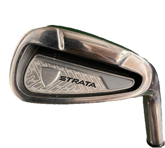 Strata Golf Stainless 7 Iron Men's RH Stiff Flex Steel 36 Inches Factory Grip