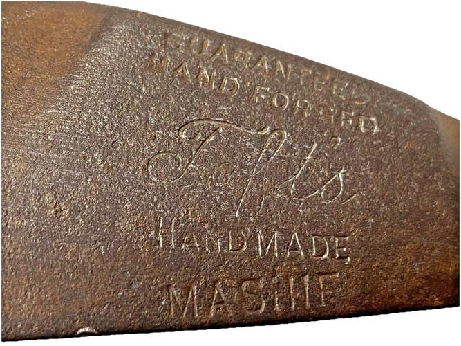 Toft's Handmade Mashie 5 Iron Hand Forged Hickory Shaft 35.5" RH Leather Grip