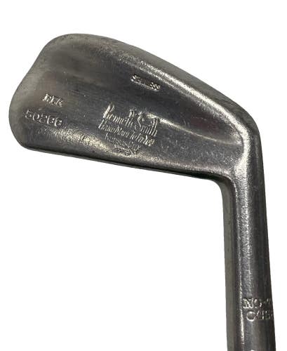 Kenneth Smith 2 Iron Custom Made In Kansas City Stiff Steel 38" RH Vintage Grip