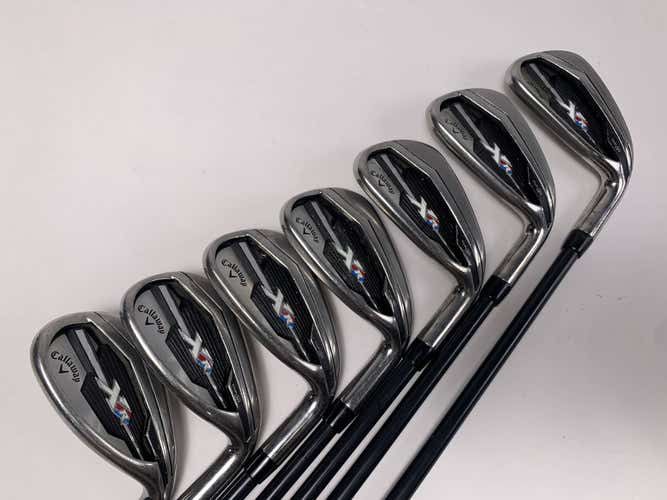 Callaway XR Iron Set 5-PW+SW Project X San Diego 5.5 Regular RH -1/2''