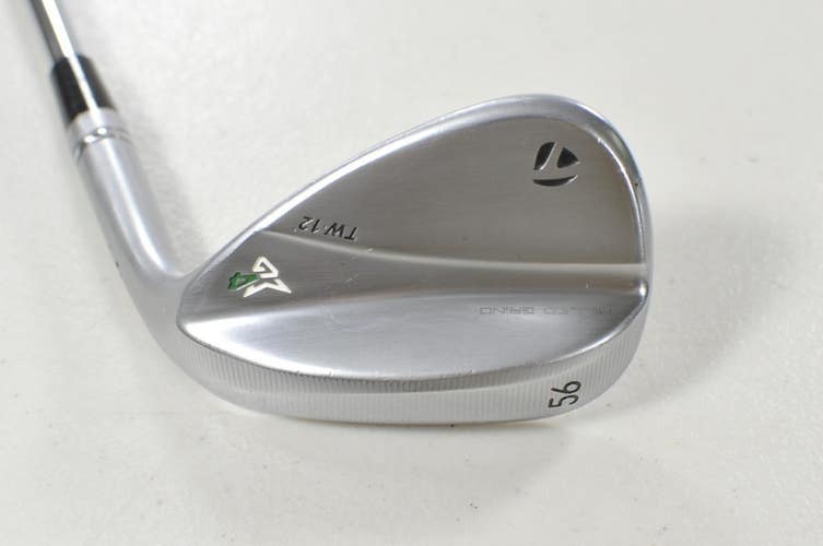 TaylorMade Milled Grind 4 Satin 56*-12 Wedge Right DG Wedge Flex Steel # 213589