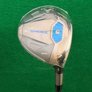 NEW Callaway Paradym Ai Smoke Max 21 Fairway 7 Wood Kai'li Blue 60-S Stiff