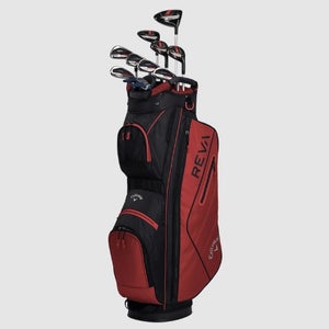 Callaway REVA 2020 Complete Set (8pc, Red, Ladies) Golf NEW