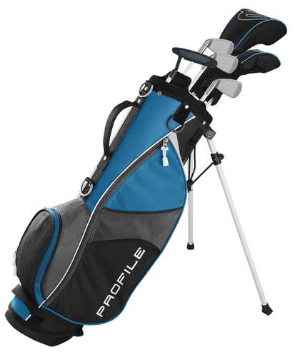 Wilson Profile JGI Junior Complete Set (7pc, Lrg, Blue CARRY BAG, LEFT) NEW