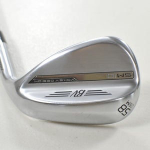 Titleist Vokey SM10 Tour Chrome 58*-08M Wedge Right BV Wedge Flex Steel # 213242
