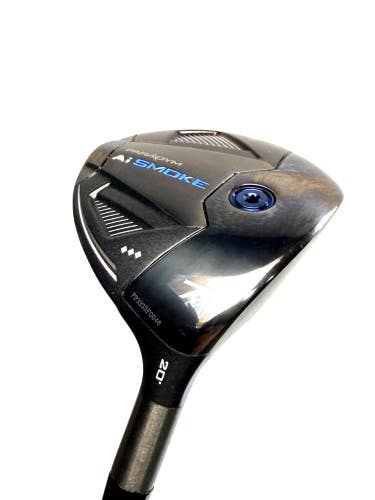 Callaway Ai Smoke Triple Diamond 7 Wood 20 Denali Black 80g Stiff