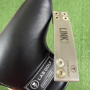 LAB Link.1 Blade Black Steel Shaft Putter With Headcover 35
