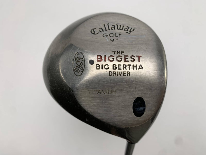 Callaway Biggest Big Bertha Driver 9* Stiff Graphite Mens RH