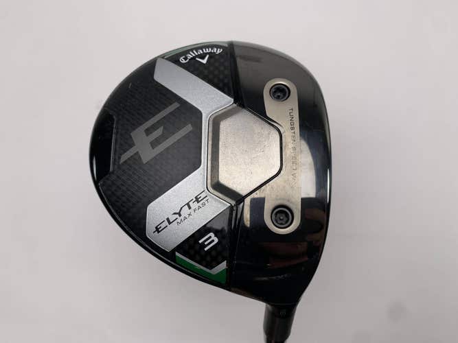 Callaway Elyte Max Fast 3 Fairway Wood 16* Vanquish 4 R2 Senior Graphite Mens RH