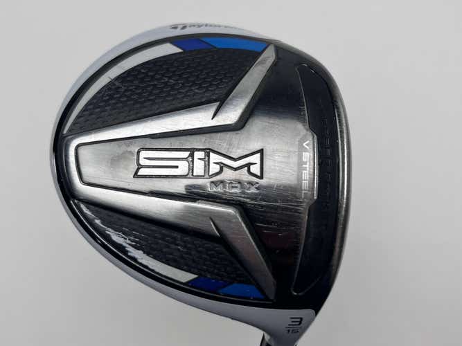 TaylorMade SIM MAX 3 Fairway Wood 15* Fujikura Ventus Blue 5R Regular RH