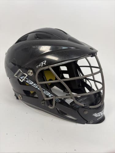 Cascade CS-R Lacrosse Helmet, Black, Youth OSFM