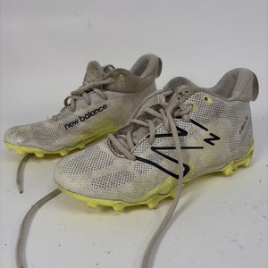 New Balance Freeze Men Lacrosse Cleats Mid Yellow White, Size 5