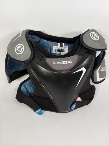 Maverik Charger 2.0 Lacrosse Shoulder Pads, Small, EKG Guard