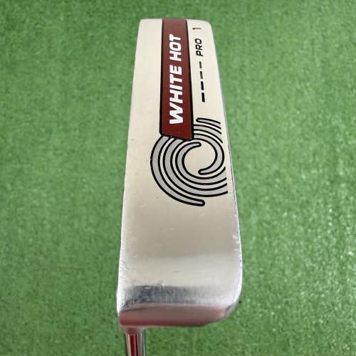 Odyssey White Hot Pro 1 Blade Putter Left Handed Super Stroke Grip 34