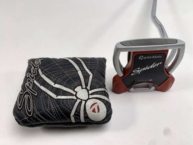 TaylorMade Spider Tour Silver Red Double Bend Putter 34.5" Mens RH HC