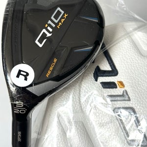 TaylorMade Qi10 MAX Rescue 3-Hybrid 3H 20* LEFT Hand Speeder NX Regular Flex NEW