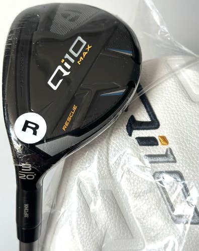 TaylorMade Qi10 MAX Rescue 3-Hybrid 3H 20* LEFT Hand Speeder NX Regular Flex NEW