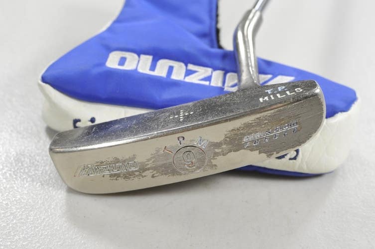 Mizuno TP Mills TPM 9 34" Putter Right Steel with Headcover  # 213772