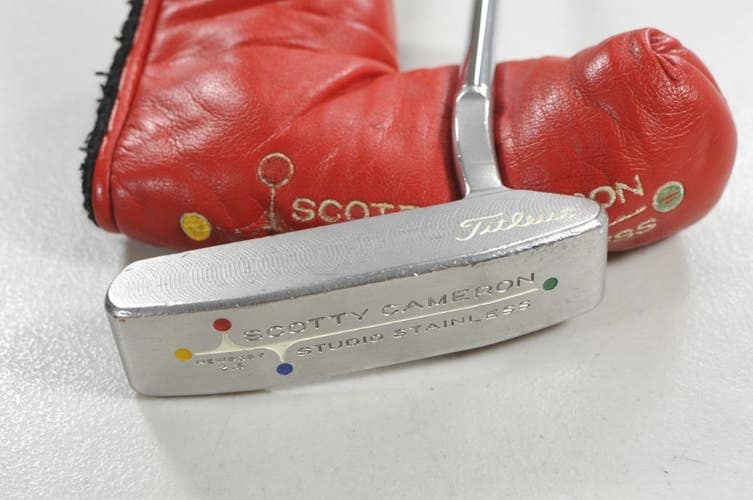 Titleist 2002 Scotty Cameron Studio Stainless Newport 2.5 35" Putter RH # 213770