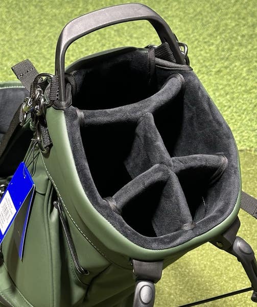 NEW Mizuno Golf Pro Stand Carry Bag 5-Way Divider w/ Rain Cover